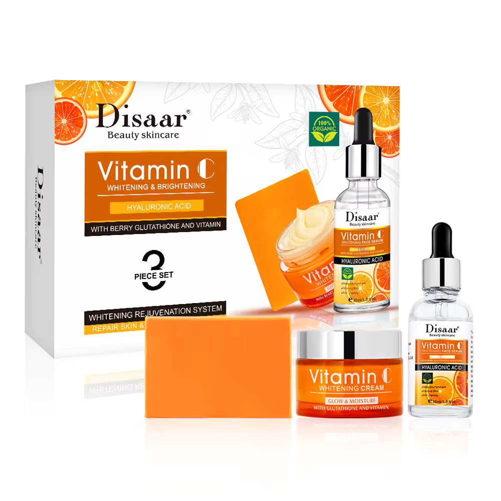 💧 Despídete de las manchas: SET 3 en 1 Vitamina C DISAAR🍊