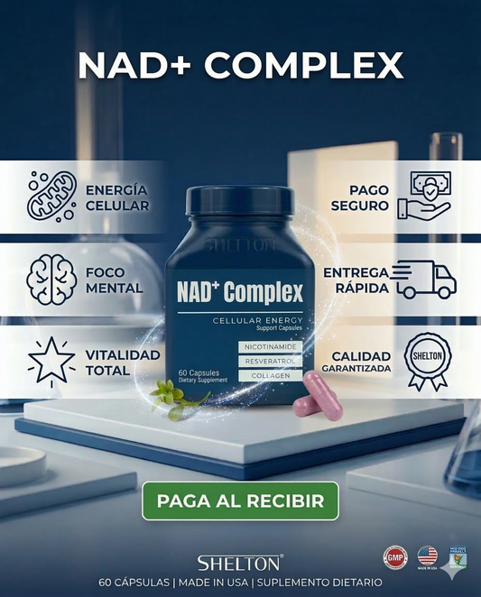 NAD+ COMPLEX | Apoyo para tu Energía Celular y Bienestar Diario