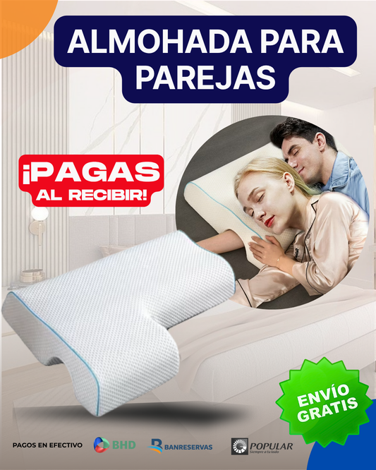 ALMOHADA PARA PAREJAS | ¡Duerme abrazado sin molestias! 🛌❤️ Descubre la Almohada para Parejas