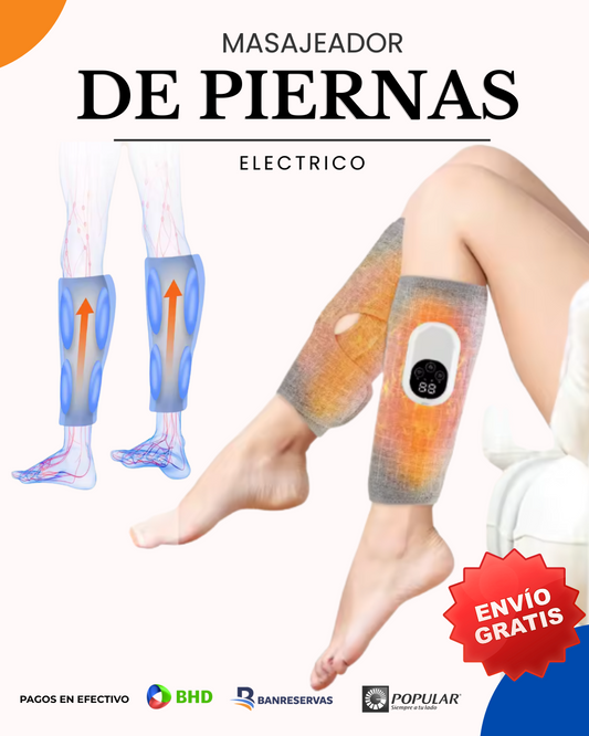 💆‍♂️ Relaja tus piernas en minutos con presión de aire inteligente