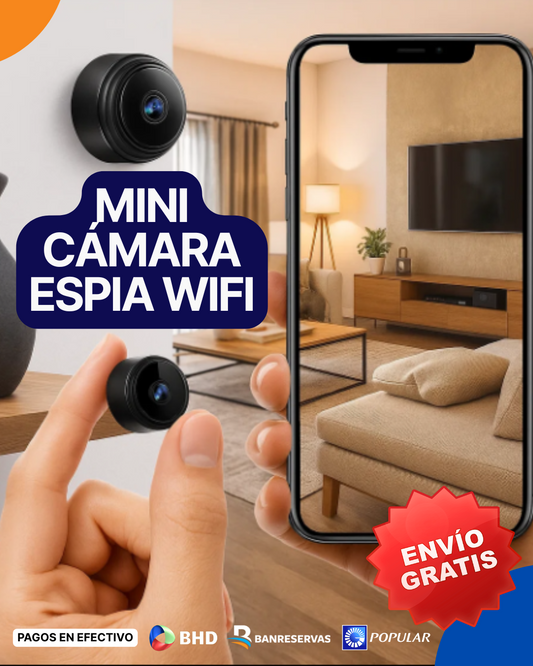 🎥 Cámara Espía WiFi con Visión Nocturna – Seguridad al Instante desde tu Celular