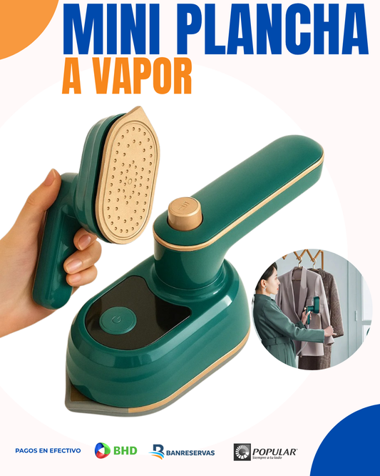MINI PLANCHA A VAPOR | ⚡ Calienta en 30 segundos y deja tu ropa impecable