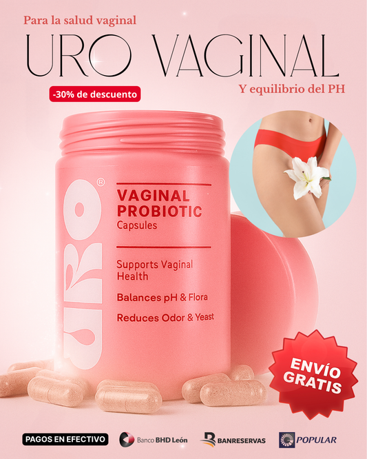 ✨ URO Vaginal Probiotic – Equilibrio íntimo natural para mujeres