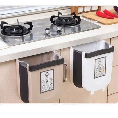 ZAFACON PARA COCINA | 🗑️ Zafacón Plegable: Ahorra Espacio y Mantén tu Cocina Limpia