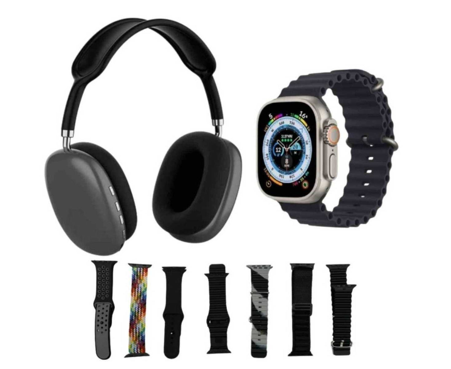 ⌚🎧 Reloj Inteligente con Pantalla AMOLED + Audífonos | ¡Luce bien, escucha mejor!🎶