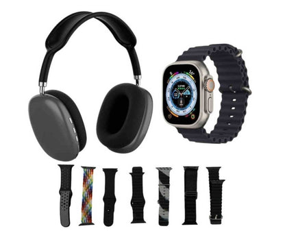 ⌚🎧 Reloj Inteligente con Pantalla AMOLED + Audífonos | ¡Luce bien, escucha mejor!🎶