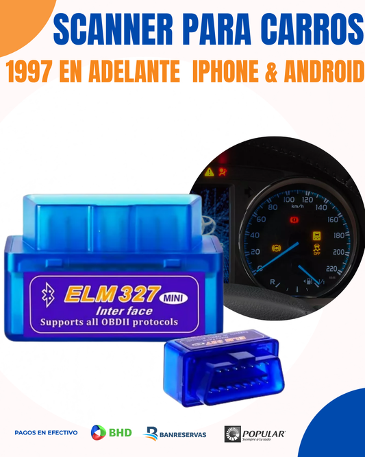Escáner de Diagnóstico OBD2 por Bluetooth |  🔧 Diagnostica tu carro tú mismo con el ELM327